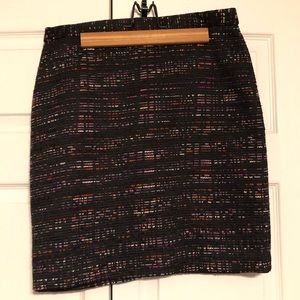 Ann Taylor Loft twill pencil skirt